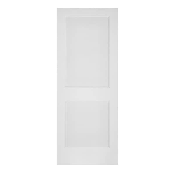 Codel Doors 32" x 80" Primed 2Panel Interior Flat Panel Door with